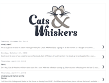 Tablet Screenshot of catsandwhiskers.blogspot.com