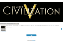 Tablet Screenshot of civilizationv-keygen.blogspot.com