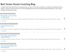 Tablet Screenshot of bestgreenstocks.blogspot.com