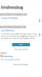 Mobile Screenshot of kindnessbug.blogspot.com