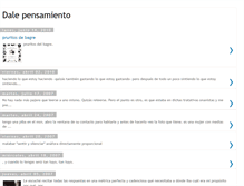 Tablet Screenshot of dalepensamiento.blogspot.com