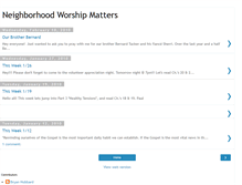 Tablet Screenshot of neighborhoodworshipmatters.blogspot.com