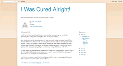Desktop Screenshot of iwascuredalright.blogspot.com