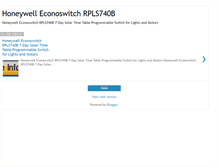Tablet Screenshot of honeywelleconoswitchrpls740b.blogspot.com