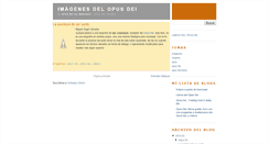 Desktop Screenshot of imagenesopusdei.blogspot.com