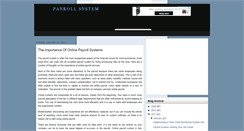 Desktop Screenshot of bestpayrollsystem.blogspot.com