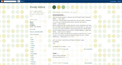 Desktop Screenshot of freakykitten.blogspot.com