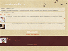 Tablet Screenshot of oconhecimentoliberta7.blogspot.com