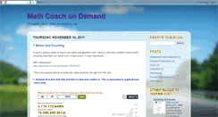 Desktop Screenshot of mathcoachondemand.blogspot.com