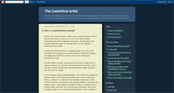 Desktop Screenshot of colorblindartist.blogspot.com