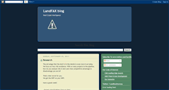 Desktop Screenshot of landfax.blogspot.com