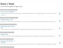 Tablet Screenshot of dianelwood.blogspot.com