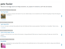 Tablet Screenshot of petefowler.blogspot.com