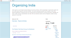 Desktop Screenshot of organizing-india.blogspot.com