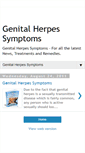 Mobile Screenshot of genital-herpes-symptoms.blogspot.com