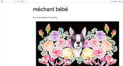 Desktop Screenshot of mechantbebe.blogspot.com