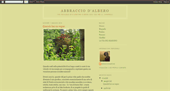 Desktop Screenshot of abbracciodalbero.blogspot.com