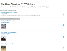 Tablet Screenshot of blackfootwarriors.blogspot.com