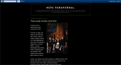 Desktop Screenshot of nepaparanormal.blogspot.com