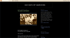Desktop Screenshot of 365daysofmarchingmovie.blogspot.com
