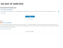 Tablet Screenshot of 365daysofmarchingmovie.blogspot.com