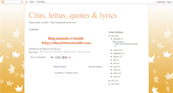 Desktop Screenshot of citasycitas.blogspot.com