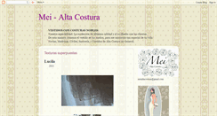 Desktop Screenshot of mei-altacostura.blogspot.com