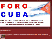 Tablet Screenshot of forocuba.blogspot.com