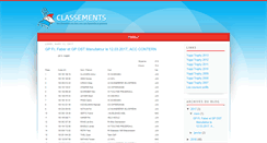 Desktop Screenshot of classement.blogspot.com