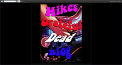 Desktop Screenshot of mikesgratefulblog.blogspot.com