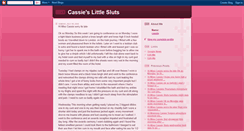 Desktop Screenshot of cassiessluts.blogspot.com