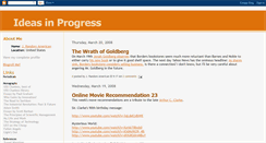 Desktop Screenshot of ideasinprogress.blogspot.com