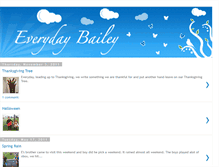 Tablet Screenshot of everydaybailey.blogspot.com