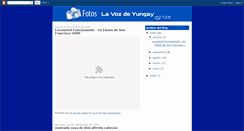 Desktop Screenshot of lavozdeyungay.blogspot.com