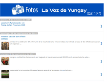 Tablet Screenshot of lavozdeyungay.blogspot.com