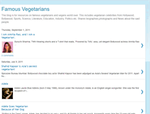 Tablet Screenshot of famous-vegetarians.blogspot.com