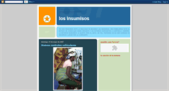 Desktop Screenshot of losinsumisos.blogspot.com