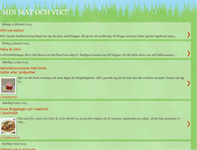 Tablet Screenshot of min-mat-och-vikt.blogspot.com