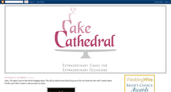 Desktop Screenshot of cakecathedral.blogspot.com