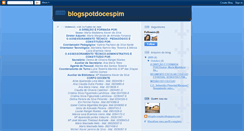 Desktop Screenshot of blogspotdocespim.blogspot.com
