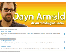 Tablet Screenshot of daynarnold.blogspot.com