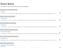 Tablet Screenshot of dreambeams.blogspot.com