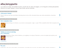 Tablet Screenshot of alba-bonyypunto.blogspot.com