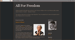 Desktop Screenshot of allforfreedom.blogspot.com