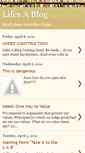 Mobile Screenshot of lifesablog-photomusician.blogspot.com