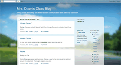 Desktop Screenshot of dixonclassblog.blogspot.com