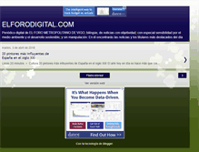 Tablet Screenshot of elforodigital.blogspot.com