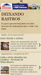 Mobile Screenshot of deixando-rastros.blogspot.com