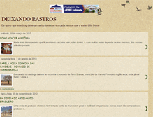 Tablet Screenshot of deixando-rastros.blogspot.com