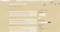 Desktop Screenshot of bitstoliveby.blogspot.com